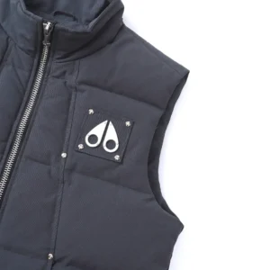 Replica Moose Knuckles Vest Grey Quilted Style Reps - RepLuxe