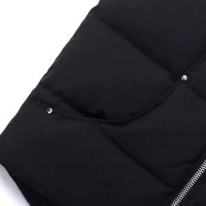 Replica Moose Knuckles Vest Black Quilted Style Reps - RepLuxe