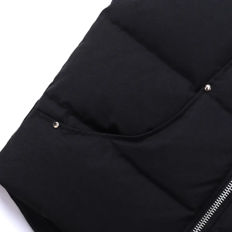 Replica Moose Knuckles Vest Black Quilted Style Reps - RepLuxe