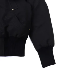 Replica Moose Knuckles 01 Gold Scissor Down Jacket Black Reps - RepLuxe