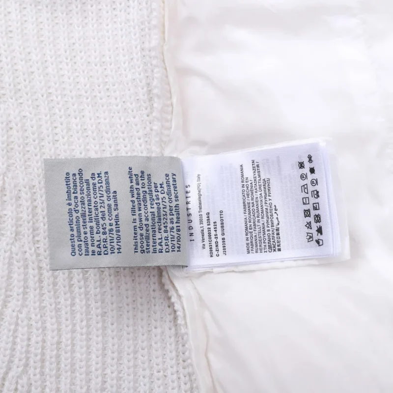 Replica Moncler M30 Knit Down Jacket White Reps - RepLuxe