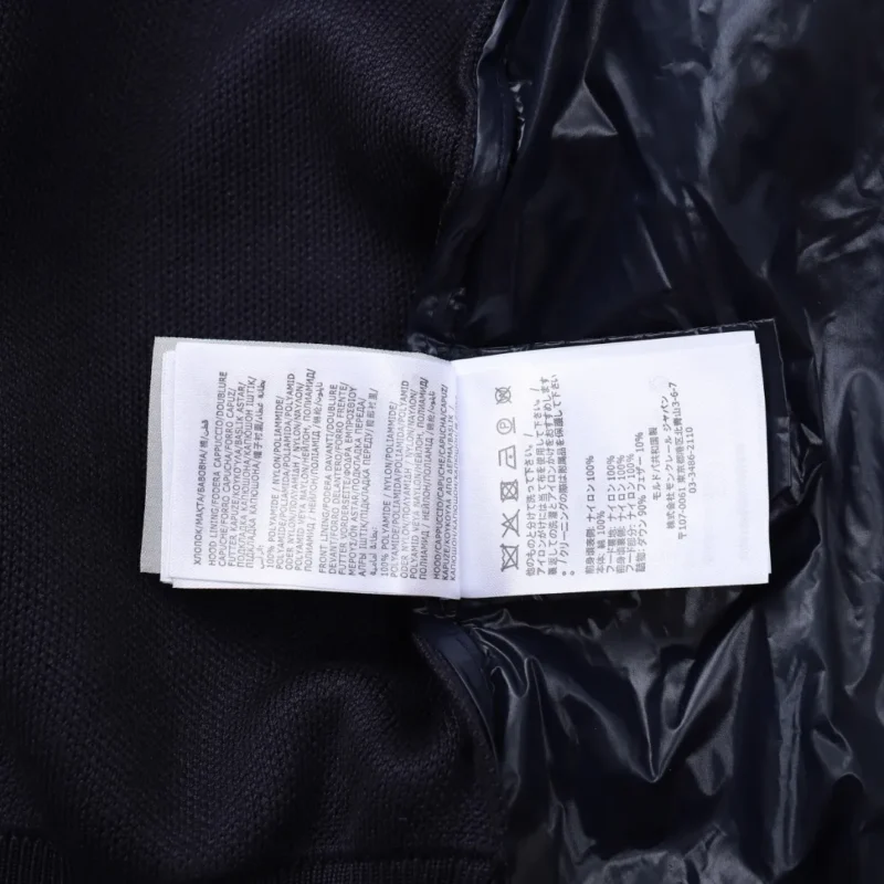 Replica Moncler M29 Knit Down Jacket Navy Blue Reps - RepLuxe