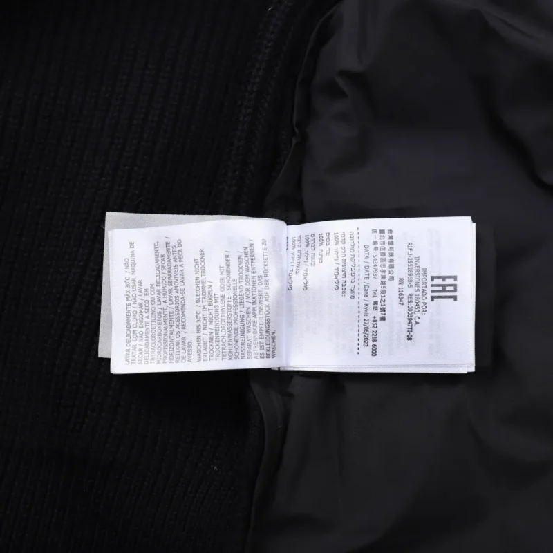 Replica Moncler M32 Knit Down Jacket Black Reps - RepLuxe