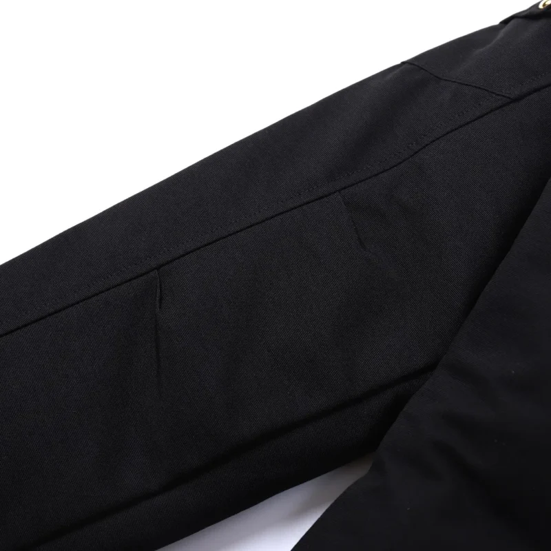 Replica Moose Knuckles Gold Scissor Down Jacket Black Reps - RepLuxe