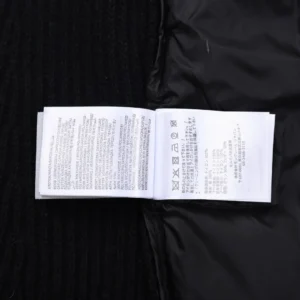 Replica Moncler M30 Knit Down Jacket Black Women Reps - RepLuxe
