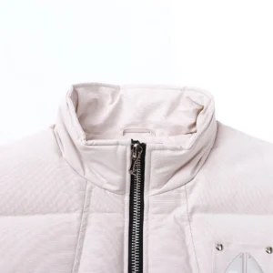 Replica Moose Knuckles Vest Off White Quilted Reps - RepLuxe
