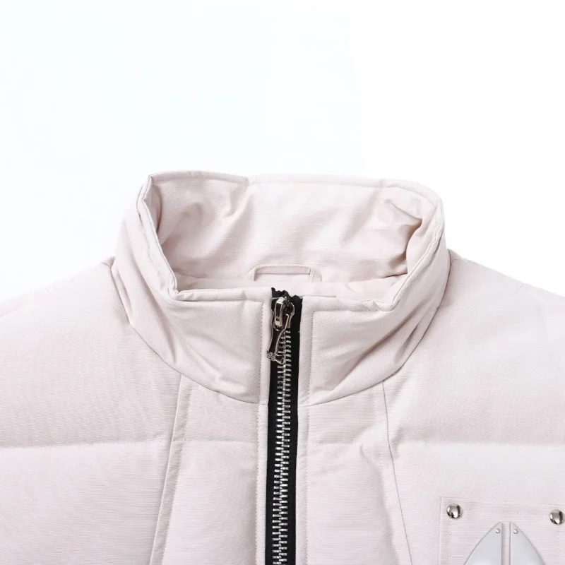Replica Moose Knuckles Vest Off White Quilted Reps - RepLuxe