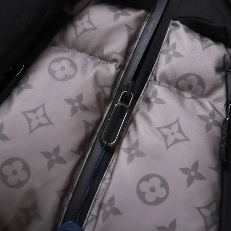 Replica Louis Vuitton 2054 Down Jacket Black Monogram Reps - RepLuxe