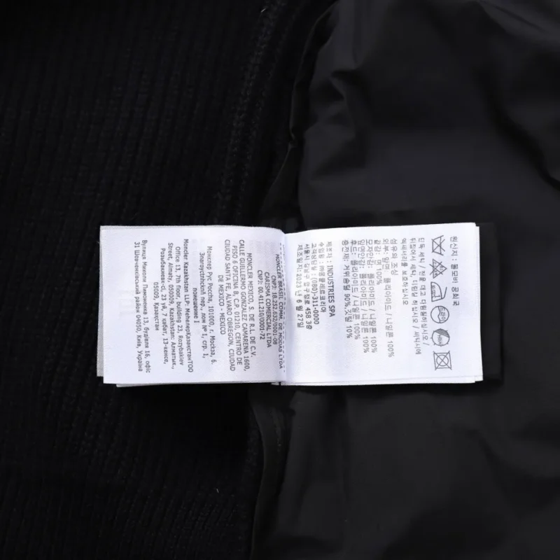 Replica Moncler M32 Knit Down Jacket Black Reps - RepLuxe