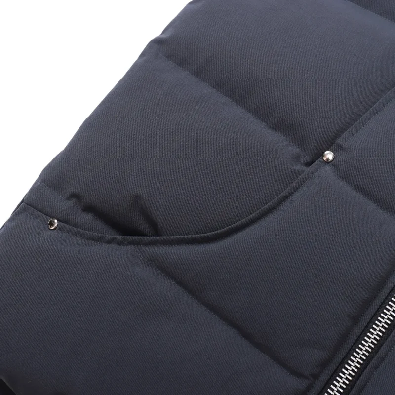 Replica Moose Knuckles Vest Grey Quilted Style Reps - RepLuxe