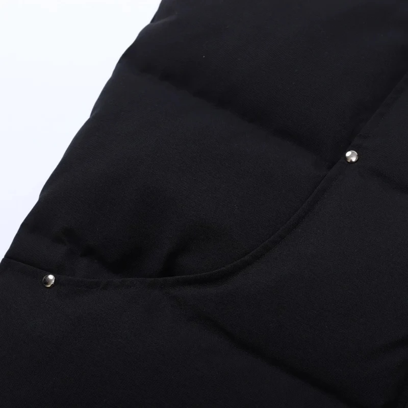 Replica Moose Knuckles Vest Black Quilted Style Reps - RepLuxe