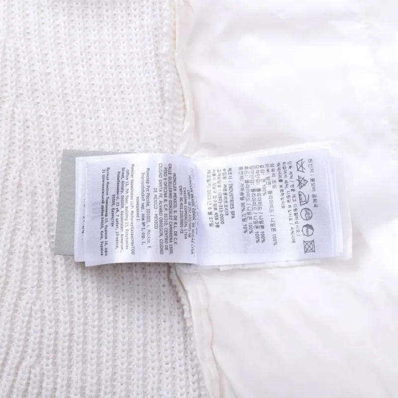 Replica Moncler M30 Knit Down Jacket White Reps - RepLuxe