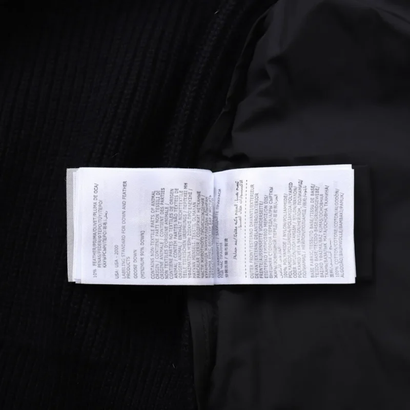 Replica Moncler M32 Knit Down Jacket Black Reps - RepLuxe