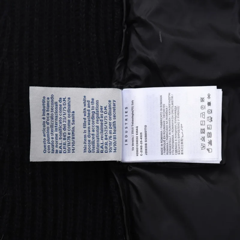 Replica Moncler M30 Knit Down Jacket Black Women Reps - RepLuxe