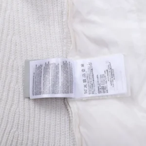 Replica Moncler M30 Knit Down Jacket White Reps - RepLuxe