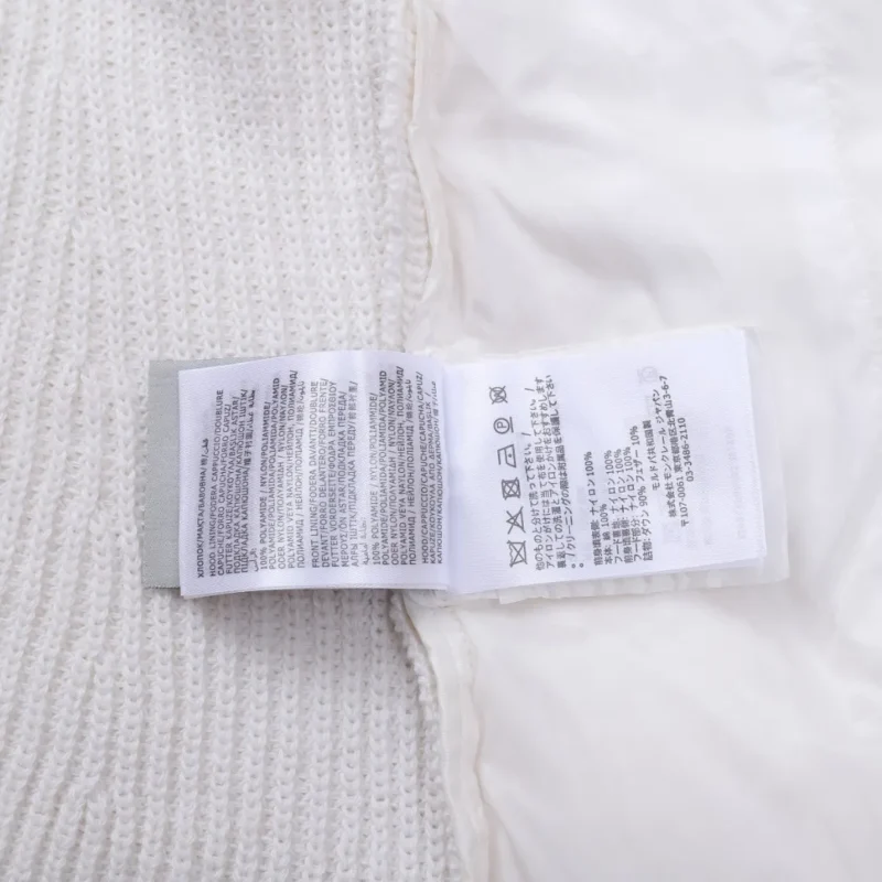 Replica Moncler M30 Knit Down Jacket White Reps - RepLuxe