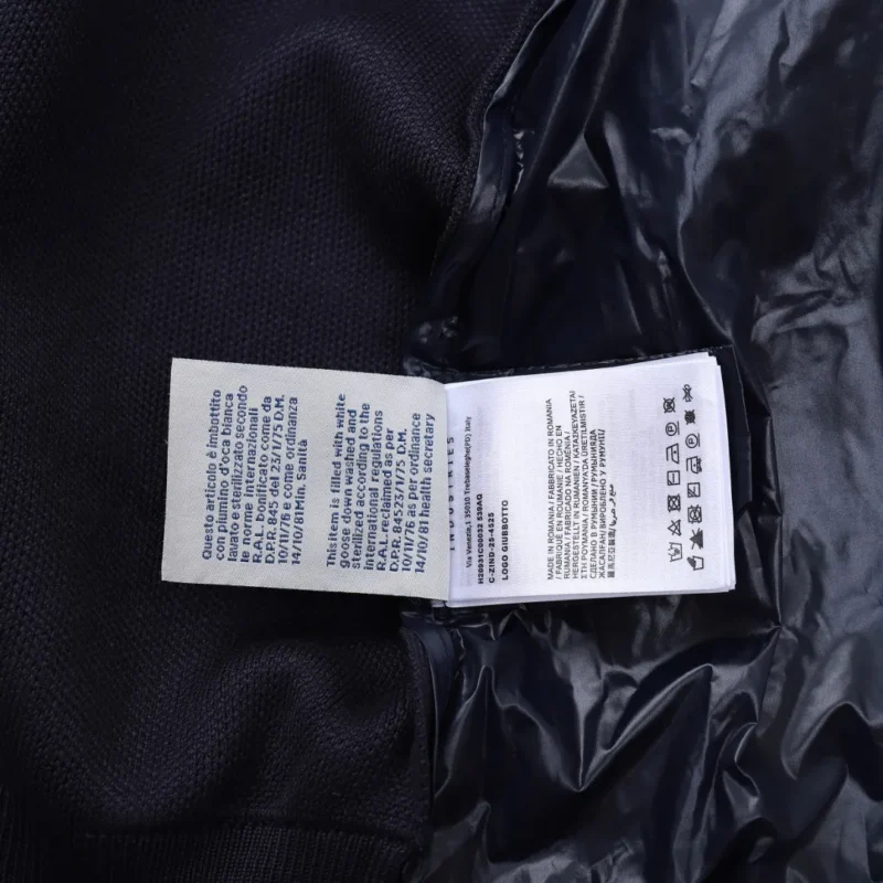 Replica Moncler M29 Knit Down Jacket Navy Blue Reps - RepLuxe