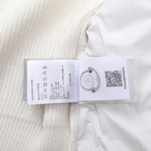 Replica Moncler M32 Knit Down Jacket White Reps - RepLuxe