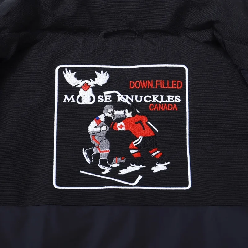 Replica Moose Knuckles Vest Black Quilted Style Reps - RepLuxe