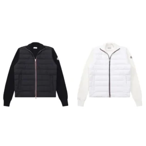 Replica Moncler M32 Knit Down Jacket Black Reps - RepLuxe