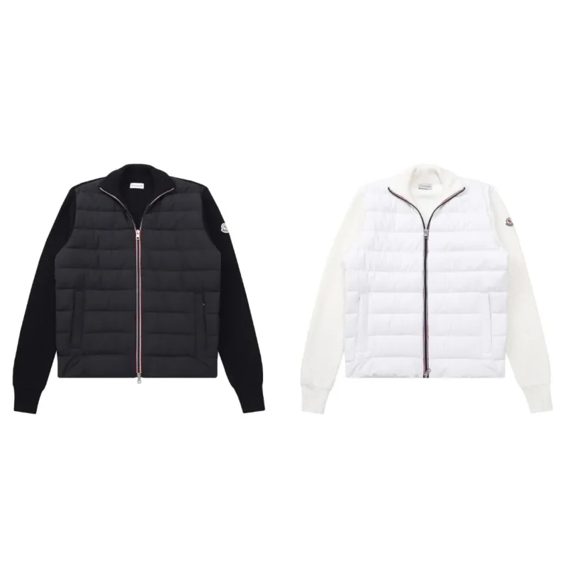 Replica Moncler M32 Knit Down Jacket Black Reps - RepLuxe