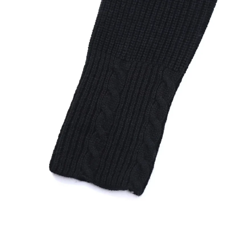 Replica Moncler M30 Knit Down Jacket Black Women Reps - RepLuxe