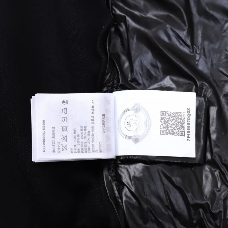 Replica Moncler M29 Knit Down Jacket Black Reps - RepLuxe