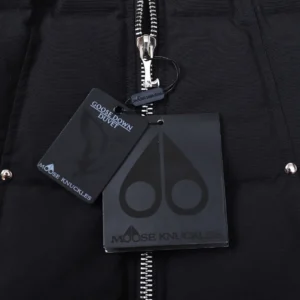 Replica Moose Knuckles Vest Black Quilted Style Reps - RepLuxe