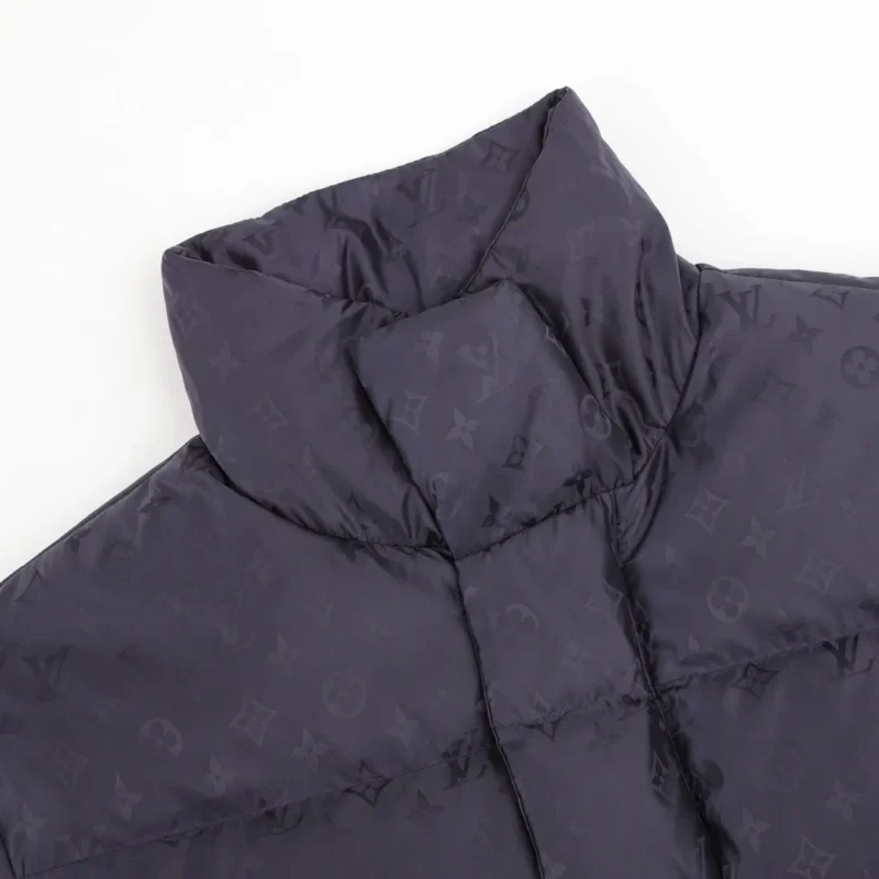Replica Louis Vuitton Monogram Puffer Jacket Black Reps - RepLuxe