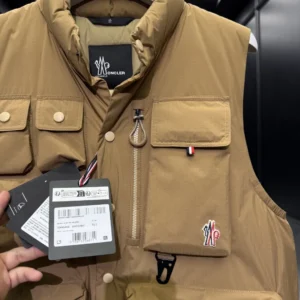 Replica Moncler Grenoble Tongass Vest Beige Outdoor Reps - RepLuxe