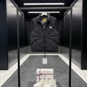 Replica Moncler Vendavel Vest Black Quilted Style Reps - RepLuxe