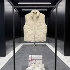 Replica Moncler Vendavel Quilted Vest Beige Men Reps - RepLuxe