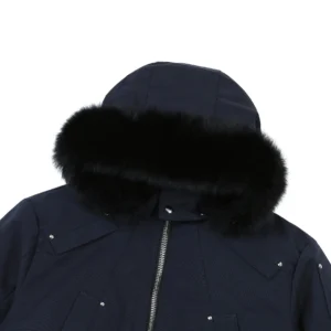 Replica Moose Knuckles Scissor 02 Navy Parka Reps - RepLuxe