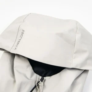 Replica Arc'teryx Macai Jacket Light Grey Hooded Reps - RepLuxe