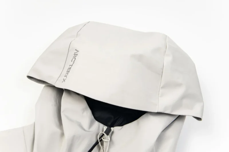 Replica Arc'teryx Macai Jacket Light Grey Hooded Reps - RepLuxe