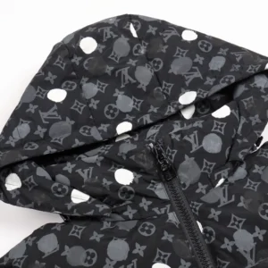 Replica Louis Vuitton Yayoi Kusama Polka Dot Jacket Black Reps - RepLuxe