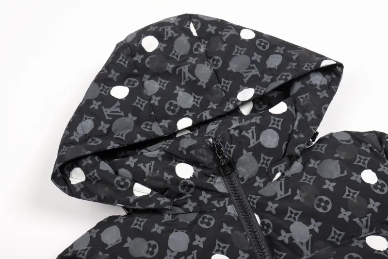 Replica Louis Vuitton Yayoi Kusama Polka Dot Jacket Black Reps - RepLuxe