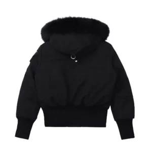 Replica Moose Knuckles Gold Scissor Jacket Black Bomber Reps - RepLuxe