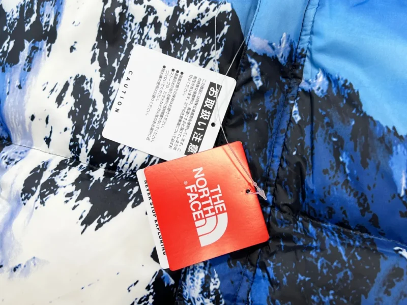 Replica Supreme x The North Face Mountain Baltoro Jacket Blue Mountain Print Reps - RepLuxe