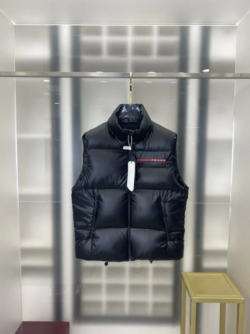 Replica Prada Re-Nylon Down Vest Black Regular Reps - RepLuxe