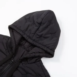 Replica Louis Vuitton Monogram Quilted Jacket Black Reps - RepLuxe
