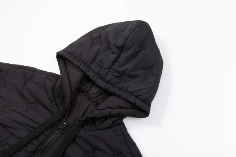 Replica Louis Vuitton Monogram Quilted Jacket Black Reps - RepLuxe