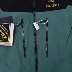 Replica Arc'teryx Alpha SV Jacket Green Black Reps - RepLuxe