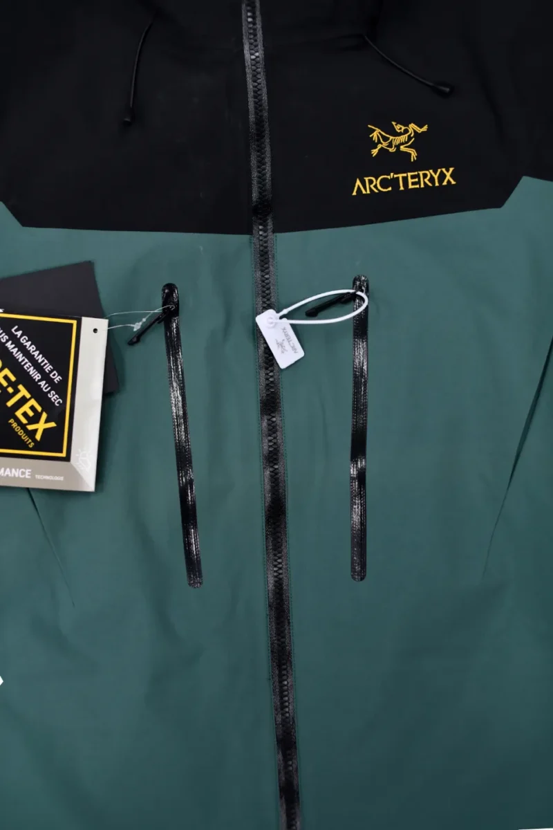 Replica Arc'teryx Alpha SV Jacket Green Black Reps - RepLuxe