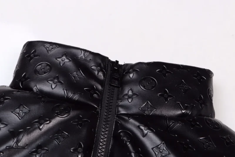 Replica Louis Vuitton Down Jacket Black Monogram Style Reps - RepLuxe