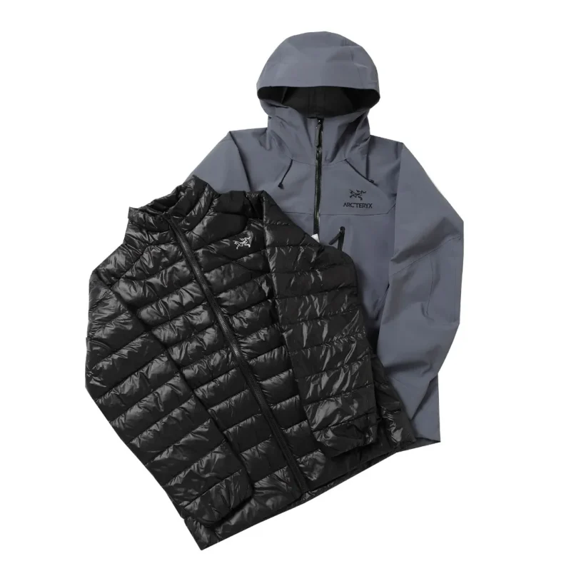 Replica Arcteryx Alpha SV Jacket Black Green Regular Reps - RepLuxe