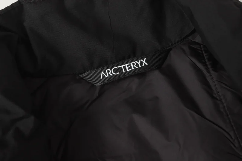 Replica Arcteryx Embroidered Vest Black Sleeveless Reps - RepLuxe