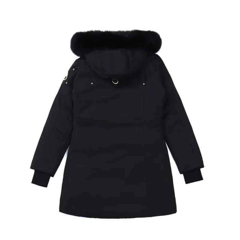 Replica Moose Knuckles Gold Scissor Down Jacket Black Reps - RepLuxe