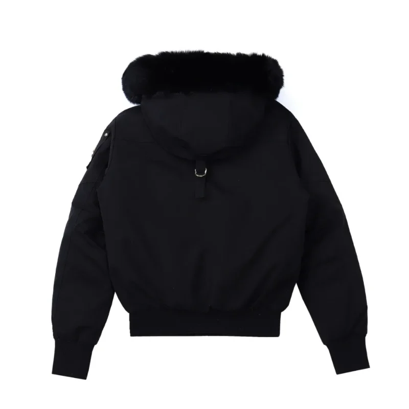 Replica Moose Knuckles Gold Scissor Down Jacket Black Reps - RepLuxe