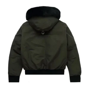 Replica Moose Knuckles Classic Bomber Jacket Olive Reps - RepLuxe
